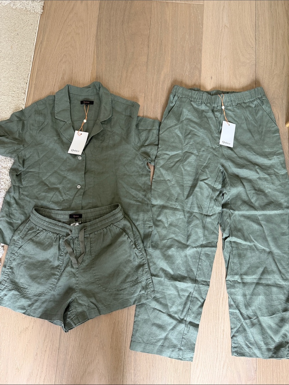 Quince Women's 100% Linen Set